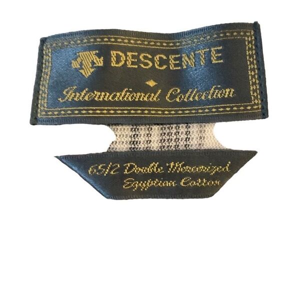 Pre Owned Men’s Descente Short Sleeve Polo Egyptian Cotton Sz Lg Casual Comfort - Picture 13 of 13